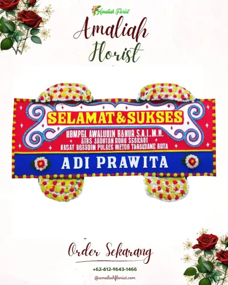 Papan Bunga Ucapan Selamat Somopuro